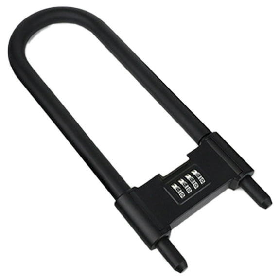 lanema Aluminum Alloy Bicycles Lock 4 Digit Combination Padlock Long Shackle Padlock