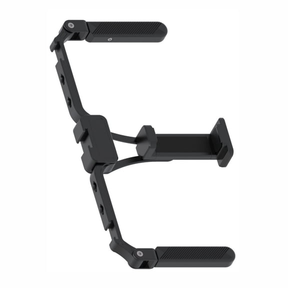 lanema Aluminum Alloy Phone Video Stabilizers Handheld Grip with 2 Shoe Mount for Video