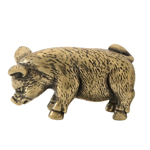 lanema Antique Brasses Little Pig Mini Figurine Perfect For Tea Table And Home Decors