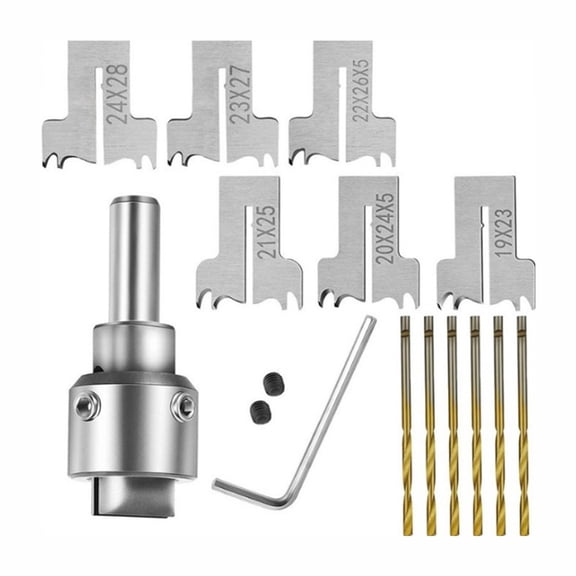 lanema Artisanal Woodworking Milling Cutter with Rings And Buddhas Bead Beading Router Bit Fit for Rings & Peace Buckle Carving