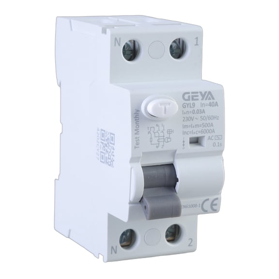lanema Auto Recloser Differential Circuit Breaker 30mA/100mA/300mA Automatic Self-Reclosing Device Circuit Breaker 2P 40A