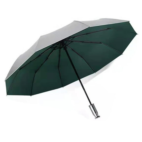 lanema Automatic Folding for Sun Umbrella for Titanium Metallic Rain Anti UV for Protection Travel Portable 10 Ribs Windproof U