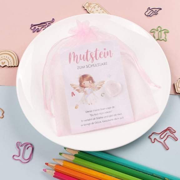 lanema Back to Schools Natural Stone Craft Kits For Kids Creative Art Project With Meaningful Card for Children Gifting Supply