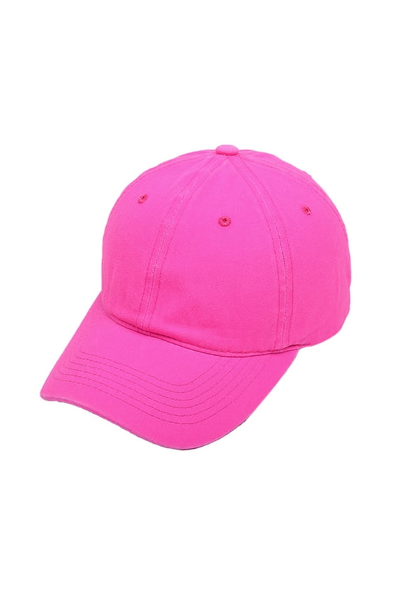 Baseball Cap Fluorescent Neon Rave Party Cotton Adjustable Trucker Hat