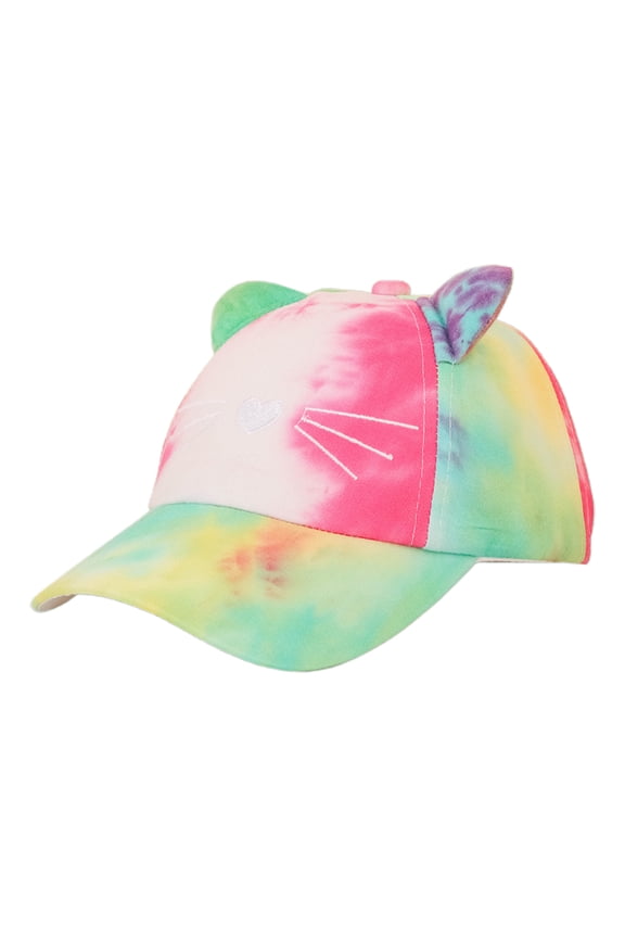 Baseball Cap Hat Kids with Lovely for Cat Ear Adjustable Cartoon Hats for Sun fo