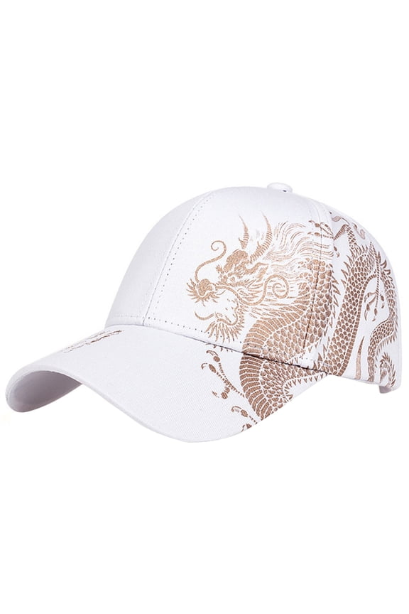 Baseball Hats for Men Cool Dragon Pattern Fashion Hat Sun Cap for Women