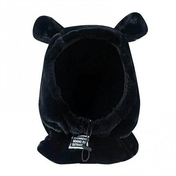 lanema Bear Ear Cap Windproof Hood Ear Protect Balaclava All-match for Friend Birthday