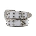 thumbnail image 1 of lanema Belt with Rhinestone Buckle Light Luxurious Ladies Decor Waistband, 1 of 16
