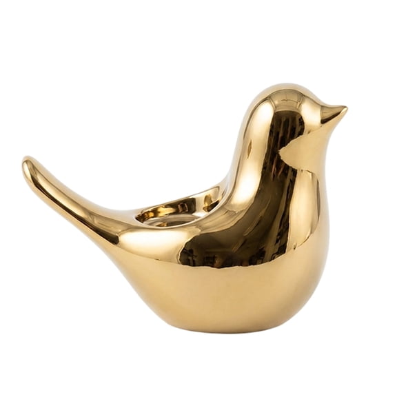 lanema Bird Figurine Votive Candle Holders, Ceramic Tealight Stand Decors for Dining Tables, Shelves, Mantels, and Event Styling Scene