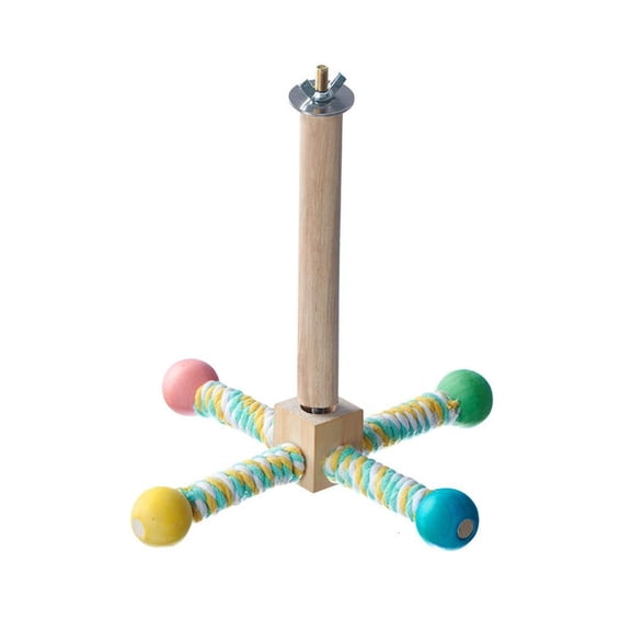 lanema Birdcage Entertainment Rotating Pinwheel Toy Exercise Windmill Activity Toy for Parakeets Budgies Activity Bird Supply