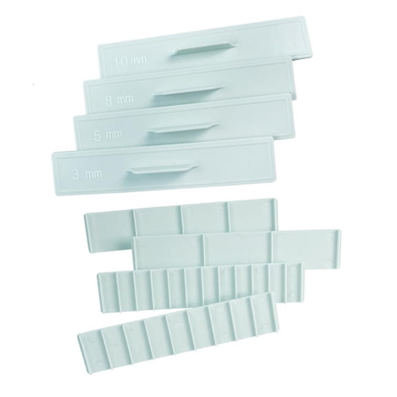 lanema Biscuits Measuring Rulers Cookie Crafting Rulers Set for Unique Dessert Creation