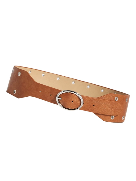Black PU Studded Strap Unisex Design For Fashionable Outfit Pairing