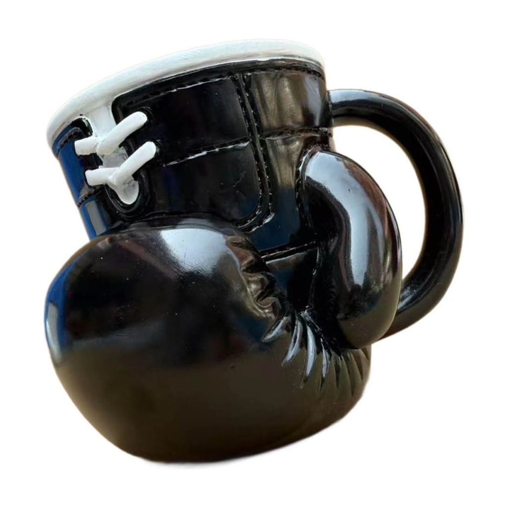 lanema Boxing Glove Inspired Nonrust Steel Coffee Mugs For Athletes And Sports Enthusiasts Durable 3D Design Gift For Coaches