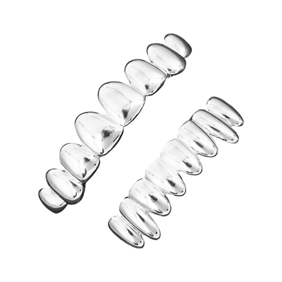 lanema Brass Dental Grillzs Teeth Jewelry for Concerts Themed Parties and Performances