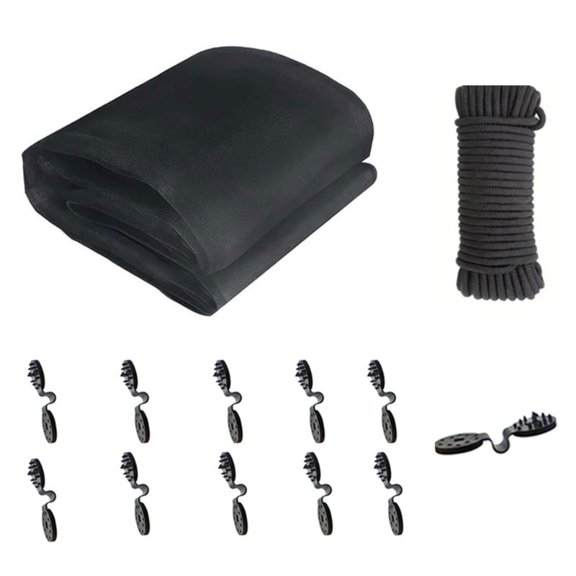 lanema Breathable DIY Protective Mesh Shield Cover For Plant Includes Clips Customizable Garden Birds Barrier Easy Installation