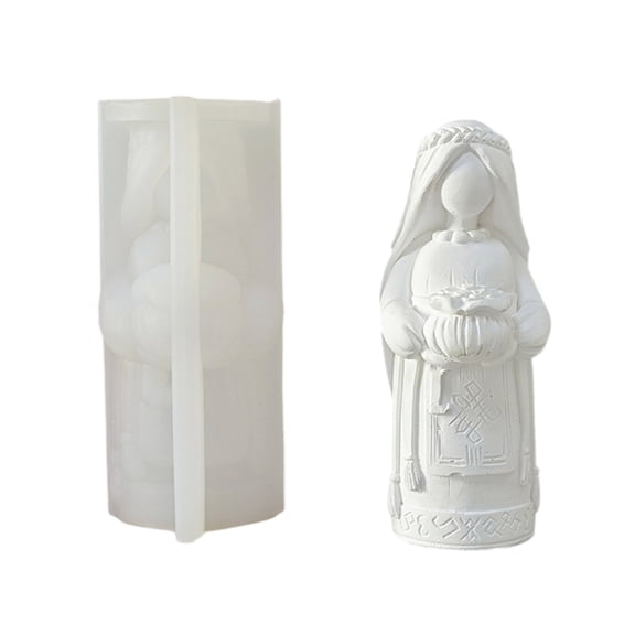 lanema Bride Silicone Mold Easy Releasing Moulds Reusable Crafting Moulds for Candle