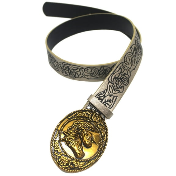 lanema Business Leisure Men Metal Buckle Belts PU Leathers Jeans Belts Western Cowboy