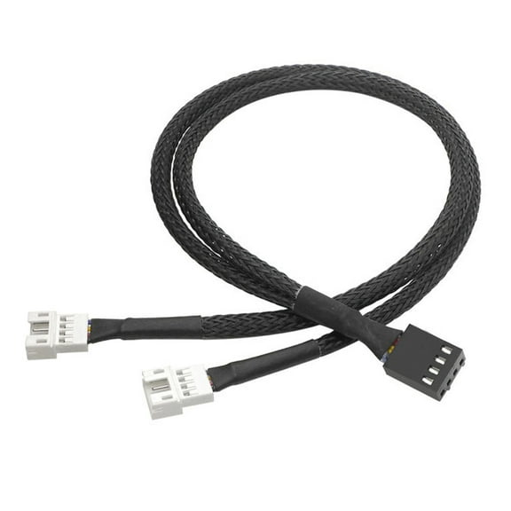 lanema CPU 4Pin Fan to Graphics Card 4 Pin Fan Adapter Cable for Computer Motherboard