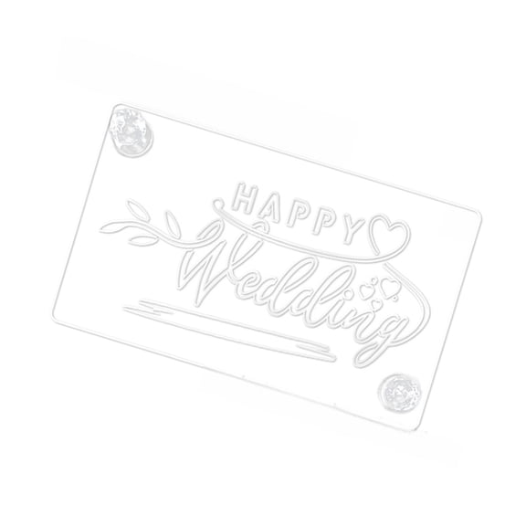 lanema Cake Painting Template Top Word Happy Birthday Stamping Sprays Stencil Cake Decorating Mould for Baking Biscuits Bread