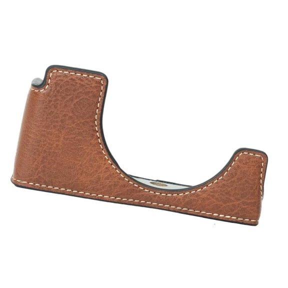 lanema Camera Case for M200 Leather Camera Base Half Case Protector Bag Bottom Opening