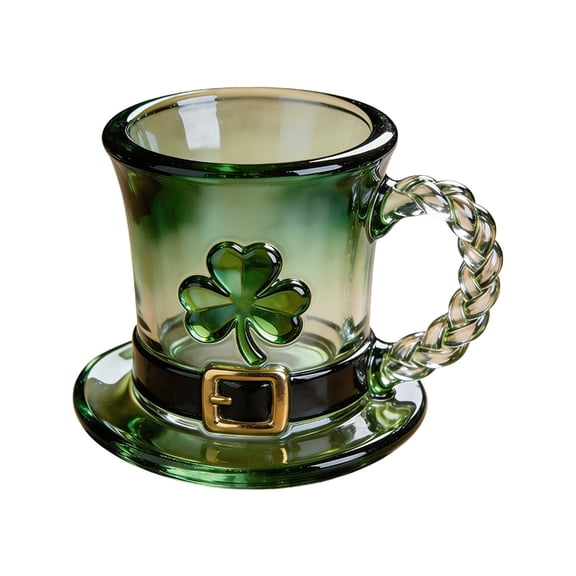 lanema Capricious Clovers Leaf Shape Tumblers With Paper Box Packaging Drinking Cup Great For Graduation Wedding Presents