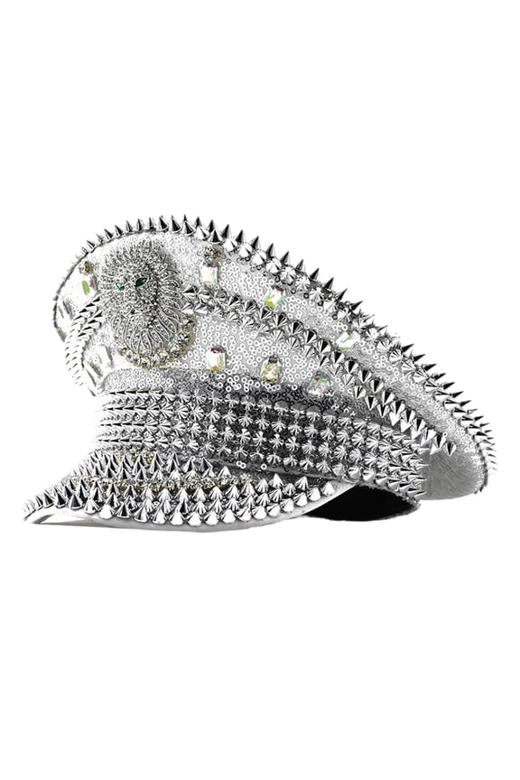 Captain Hat Yacht Boat Hat Marine Officer Hat Navigational Headwear for Party Role Playing Marine Outfits