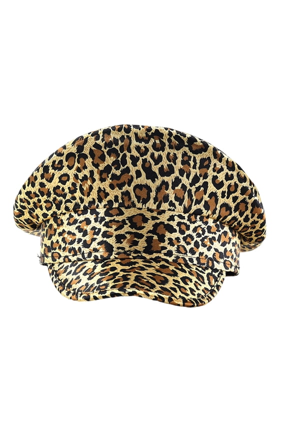 Captain Hat for Bachelorette Party Cocktail Parties Stage Captain Hat for Men Women Leopard Print Hat for Male Female