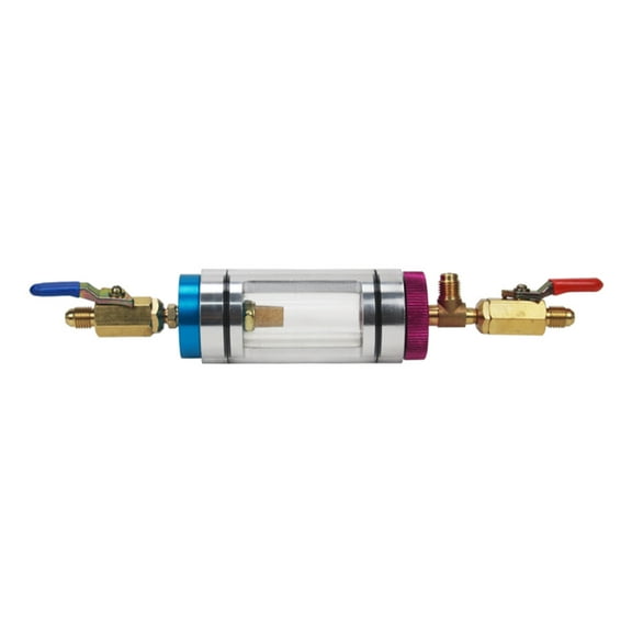 lanema Car Air Conditioning R134 Refrigeration Charging Tool Oil Filling Analysis Tool Easy to Use for Professional & Beginner