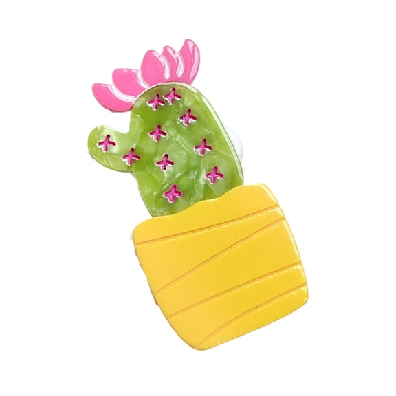 lanema Cartoon Shape Duck Hair Clip Acrylic Hairpin Side Bang Barrette For Girls