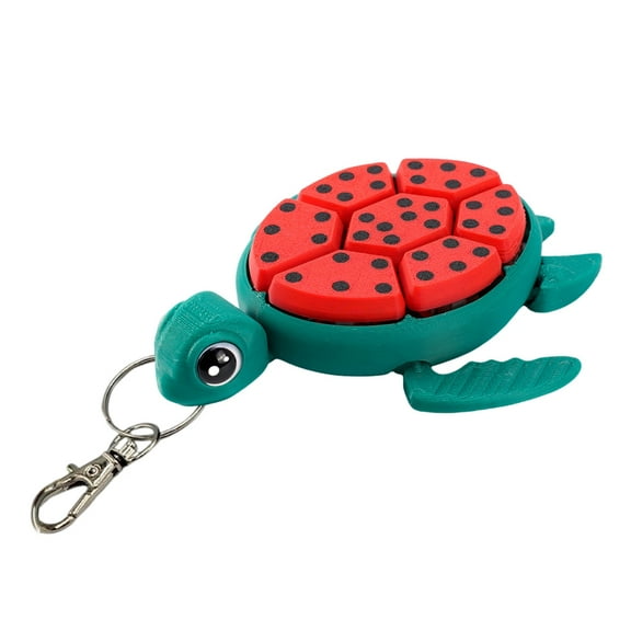 lanema Cartoon Turtles Fruit Pendant Keychain Hanging Ornament For All Age Stress Reduce Novelty Keychain for Bag Accessory