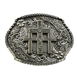 KDG Large Vintage Celtic Knot, Western Cowboy Belt Buckle for Men