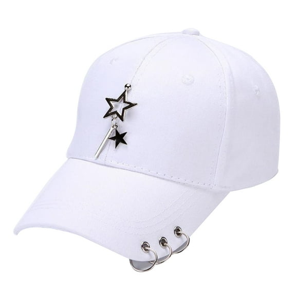 lanema Casual Punk Hip Hop Fashion Baseball Cap for Sun for Protection Cap Adjustable O