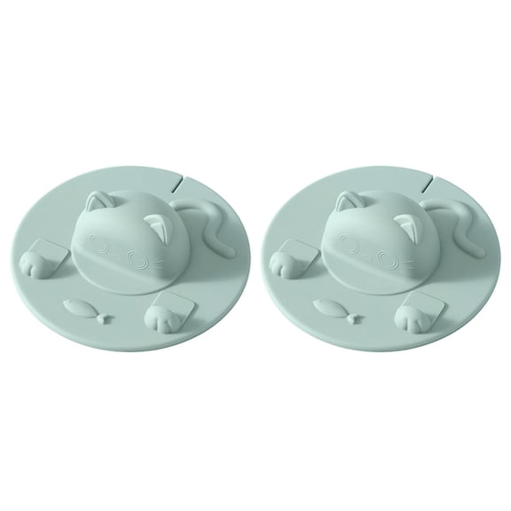 lanema Cats Silicone Cup Lid Dustproof Camping Mug Covers Leakproof Hot Cup Lid Simple Cartoon Lid Cap for Coffee & Teas