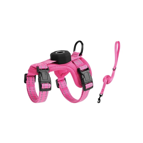 lanema Cats Vest with Tracking Device Holder Training Dog Harnesses Adjustable Belt