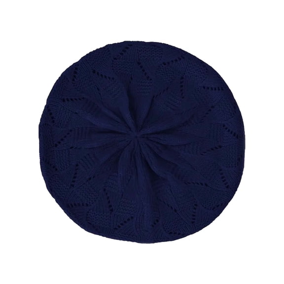 lanema Classical Stretchable Beret Hat For Women Soft Acrylic Knit French Painter Hat Spring Autumn Fashion Head Accessories