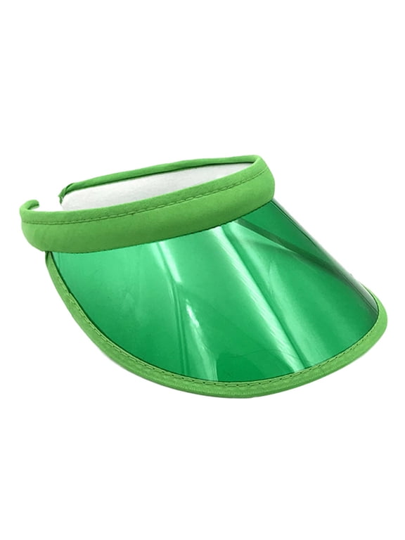 Clear Visors Clear Colored Plastic SunVisor Uv Protections Women Visors Hat Women SunHat Summer SunVisor Golf Visors