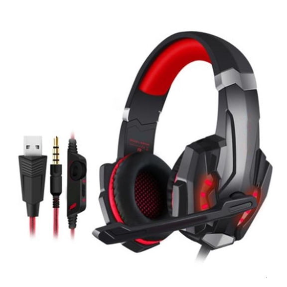 lanema Comfortable Gaming Headphones Over Ear Earphones Noise Cancelling Microphone