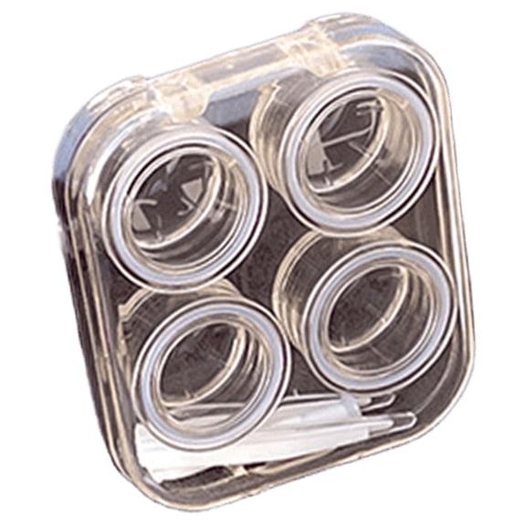 lanema Convenient Contact Lenses Storage Box With Tweezers And Suction Wearing Tool Great For Travel And Office Student Use