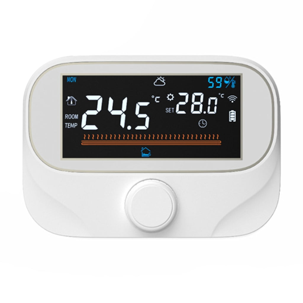 lanema Convenient Installation Gas Boiler Thermostat ABS+PC for Apartments Gas Boiler Thermostat Easy to Carry for Efficient Temperature Control