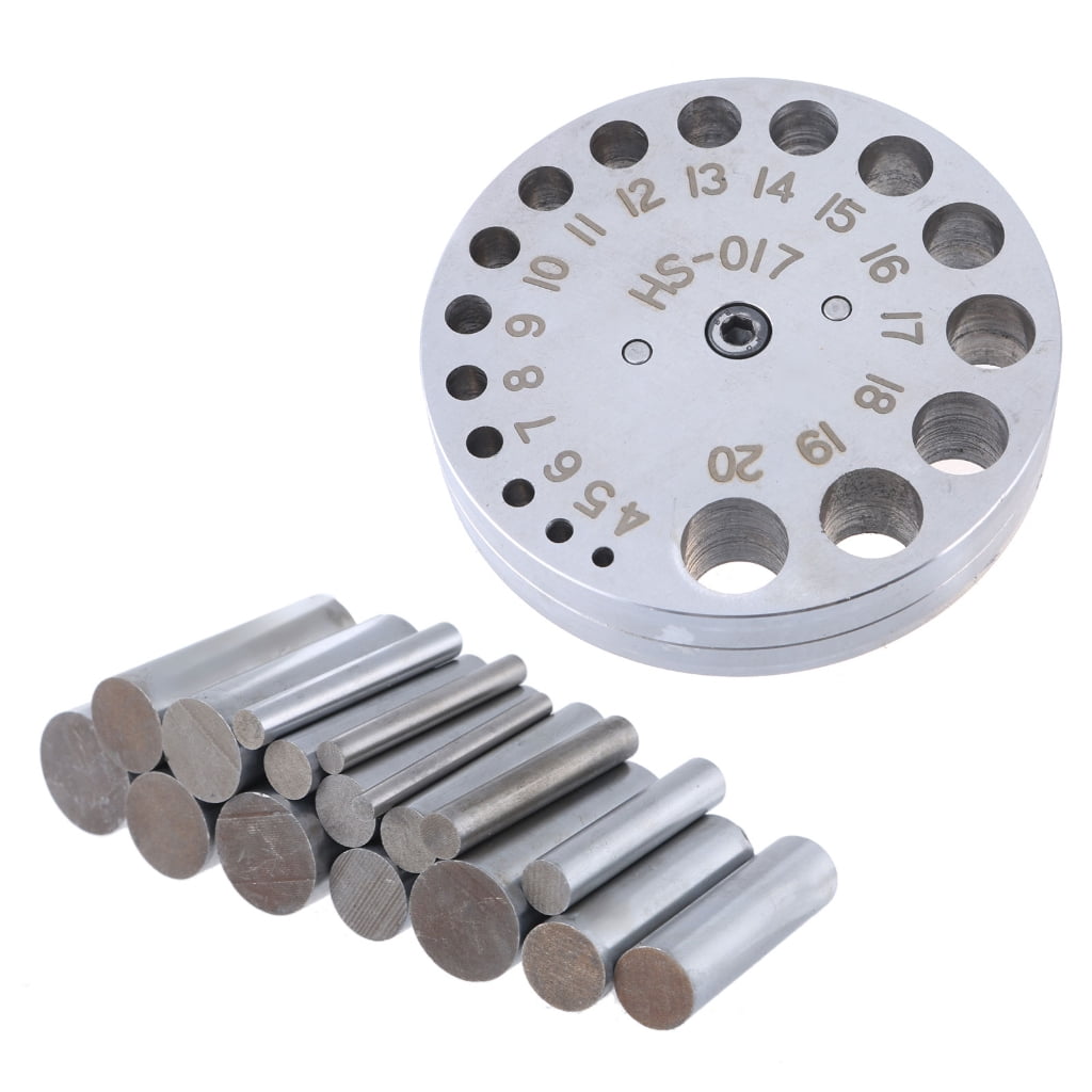 lanema Convenient Metal Hole Puncher Metal Circles Cutting Punching Disc Cutter Punch Die Jeweler Tool Jewelry Making Supplies