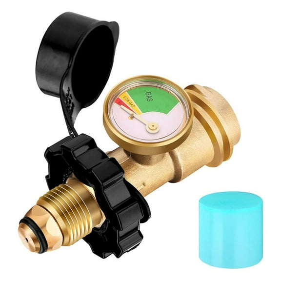 lanema Converts POL Tanks Service Valves to QCC1/Type 1 with Gauge Propane Tanks Gauge