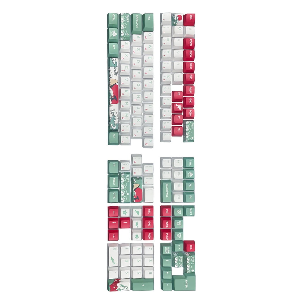 lanema Coral Sea Arabic Keycaps XDA/OEM Profile PBT Keycaps Set for MX ...