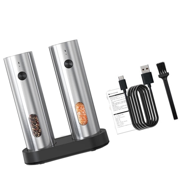 lanema Cordless Electric Pepper Mill Rechargeable Battery Adjustable Coarseness Salt Grinder For Home Cooking and Outdoor Use