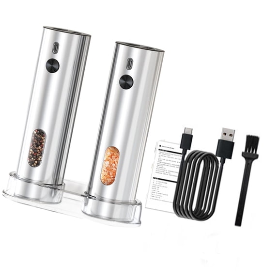 lanema Cordless Electric Pepper Mill Rechargeable Battery Adjustable Coarseness Salt Grinder For Home Cooking and Outdoor Use