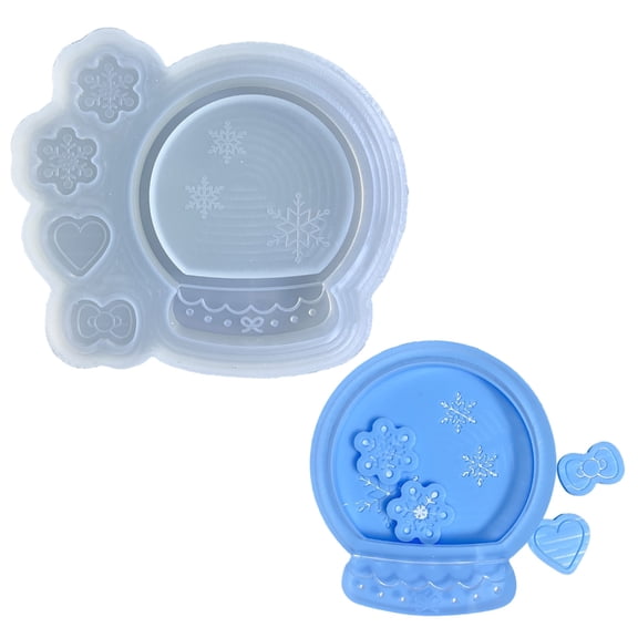 lanema Crystal Ball Shaped Shaker Silicone Moulds Resin Shaker Molds Resin Casting Mold