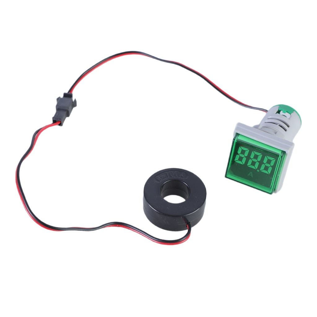 lanema Current Tester Gauge 0-100A Current Detector Monitors 100A ...