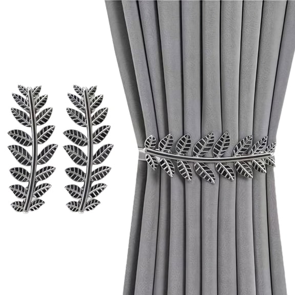 lanema Curtain Tiebacks Clips Curtain Holdbacks Holders,Spring Drape Holder Clips