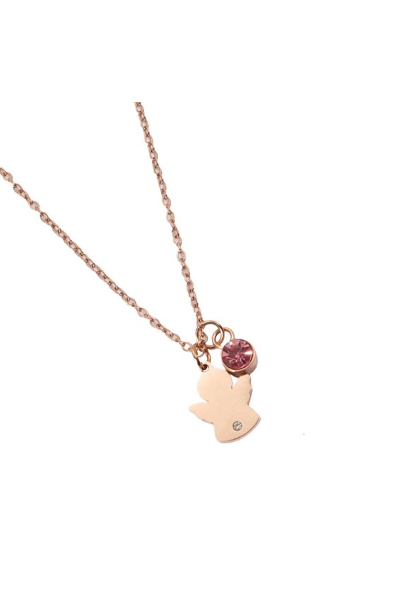 Customizable Charm Name Pendant Necklace Stainless Steel First Communion Jewelry For Women