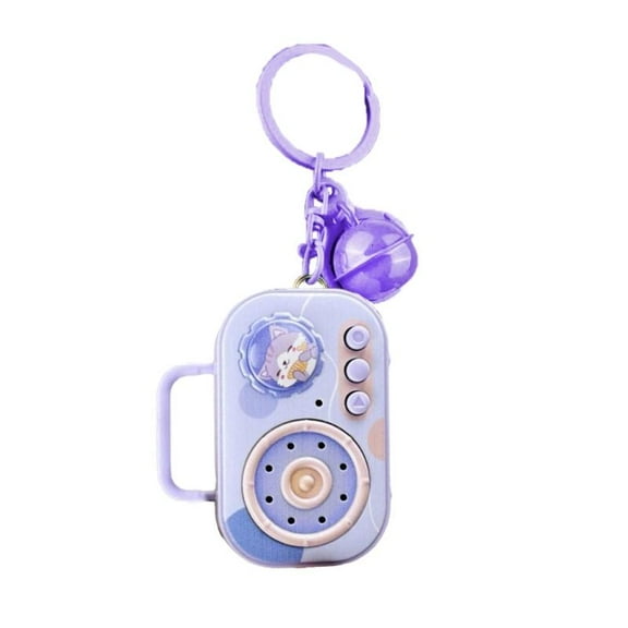 lanema Cute Music Player Keychain Cartoon Music Box Keychain Ideal For Car Key Bag Decoration Or Unique Gift For Student