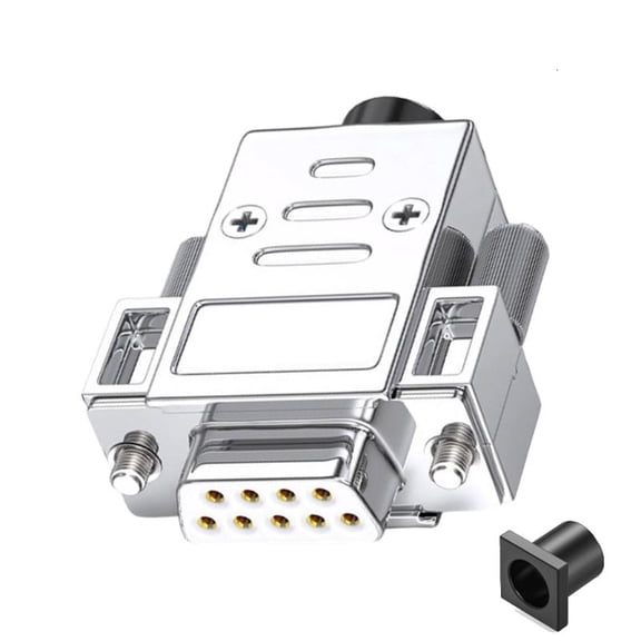 lanema DB9 RS232 Serial Port Connector 9Pin DB9 Welding Male Female Adapter Industrial